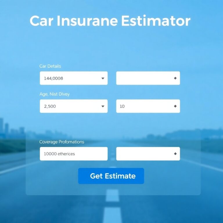How to Use a Car Insurance Estimator?
