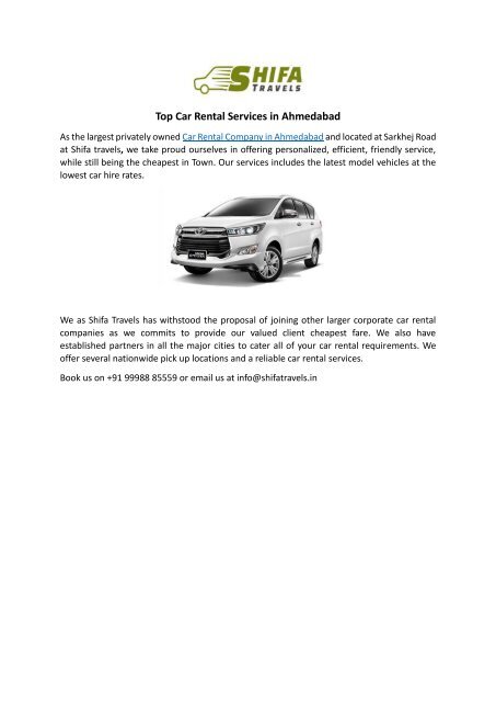 national car rental companies