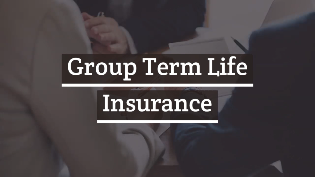 group term life insurance