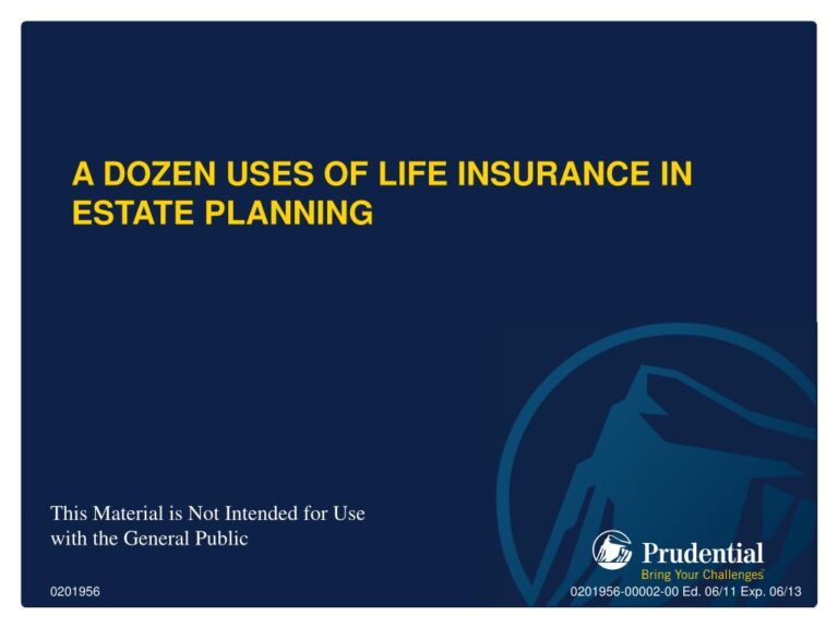 Estate Life Insurance – Protect Your Loved Ones