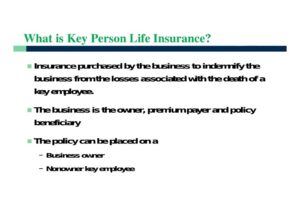 Key Man Life Insurance