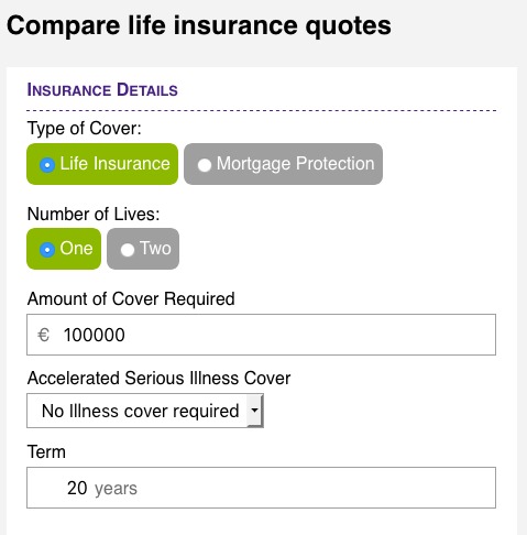 Life Insurance Comparison